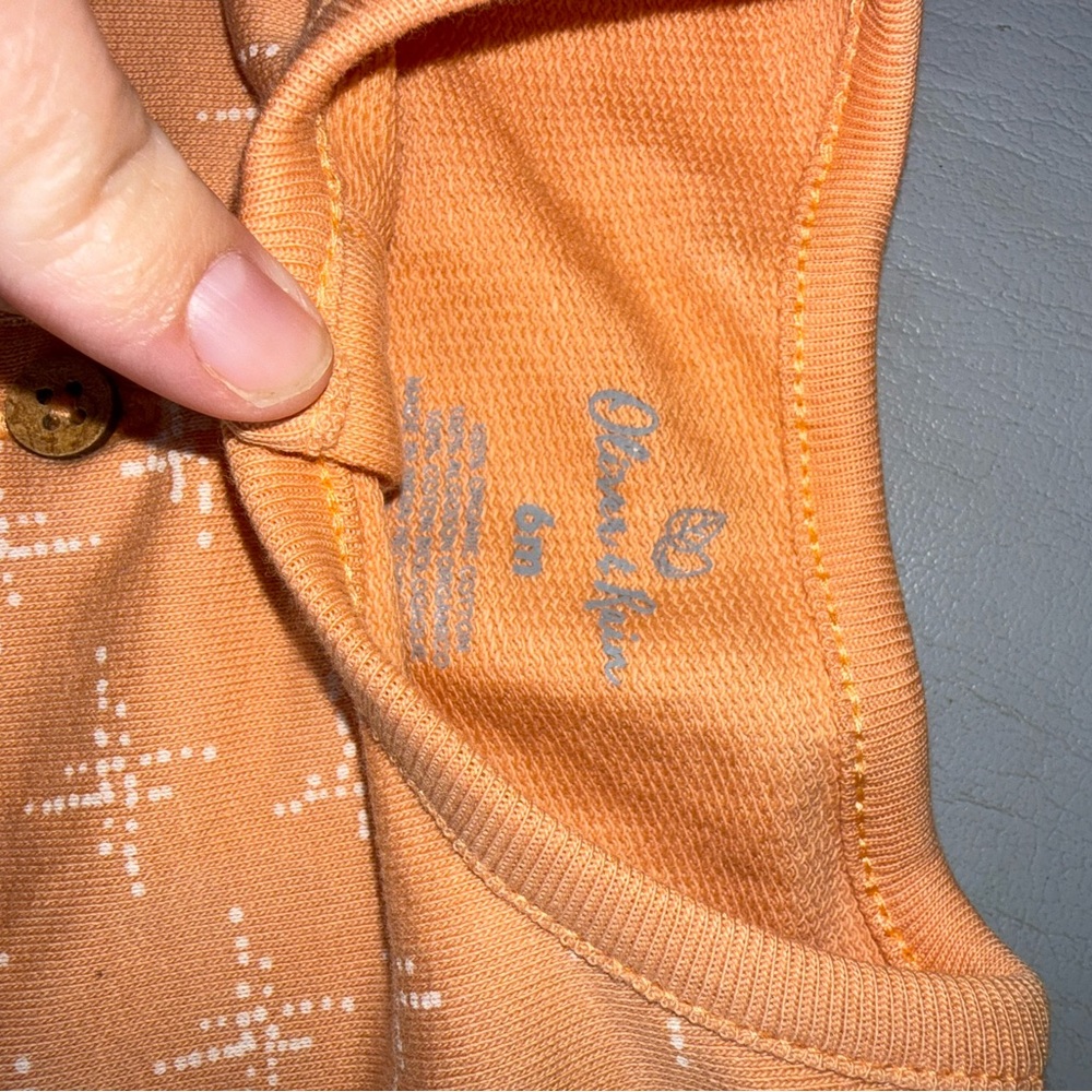 Carter's Orange Romper for Kids - Picture 2 of 2